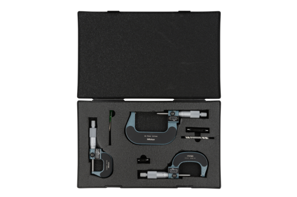 Mitutoyo Digit Outside Micrometer Set 0-75mm, 0,001mm, (3 pcs.) 193-915