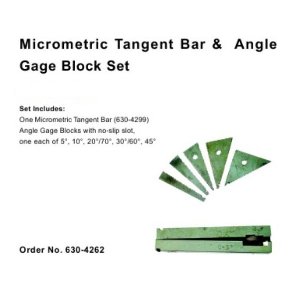 Angle Guide Block MHC 630-4267 Angle Block Set Description : Set of 7 angle gauge blocks