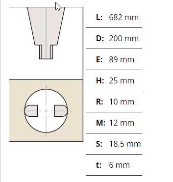 Mitutoyo Vernier Caliper, Long Jaw 0-500mm, 0,05mm, Metric 534-110