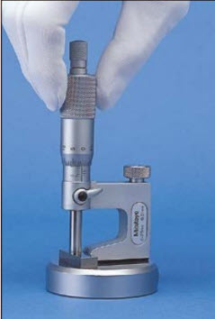 Mitutoyo Digital Interchangeable Anvil Micrometer Inch/Metric, 0-25mm/0-1", IP65 317-351-30