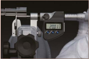 Mitutoyo Digital Interchangeable Anvil Micrometer Inch/Metric, 0-25mm/0-1", IP65 317-351-30