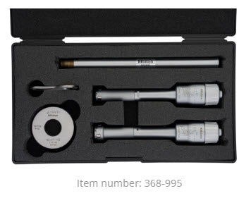 Mitutoyo 2-Point Internal Micrometer Holtest Set 0,5-0,8" (2 pcs.) 368-995