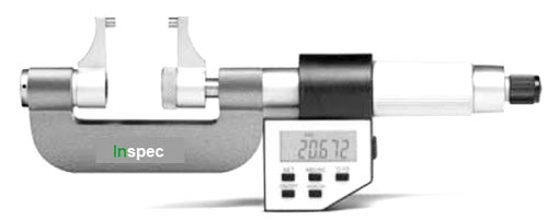 Inspec Caliper jaw Type micrometer 138-01-040 Range 0-25mm x .001m/00005"