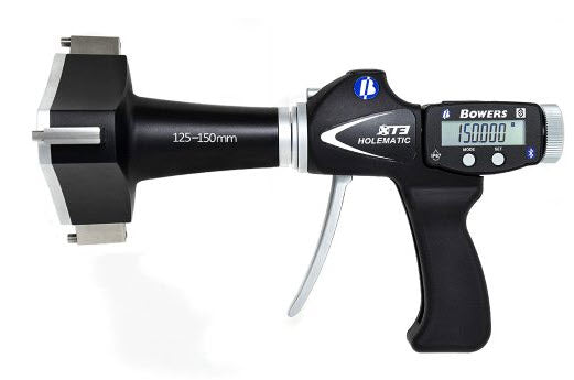 Bowers XTD125M-XT3 Digital 3 Point Pistol Grip Micrometers Range : 125-150mm