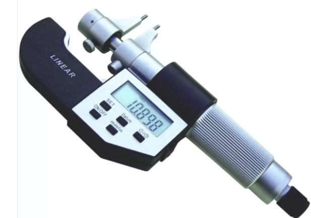 Linear Tools 50-885-001 Electronic Inside IP54 Splash Proof Micrometer 5-30mm DIN 863