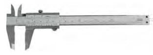 Quality Toolds Vernier Caliper 10-003, 0-200mm/0-8"  Graduation .05mm & 1/28"