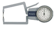 Kroeplin External Dial Caliper 0-1" ODZ1020 Graduation .0005", Depth 3.15"