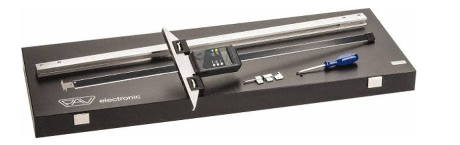 Pav Universal Digital Depth Gages Double Prismatic Frame — Double V Guide, 400mm, 841140E000