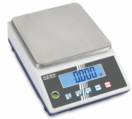 Kern PCB 6000-0 Precision balance  The standard in the laboratory, Weighing range 6000g, Resolution 1g, Pan Size 150x170mm, Linearity 2g