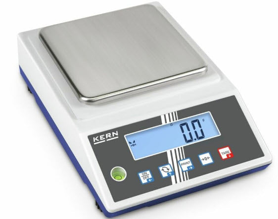 Kern PCB 2000-1 Precision balance  The standard in the laboratory, Weighing range 2000g, Resolution .1g, Pan Size 130x130mm, Linearity 	 0,2g