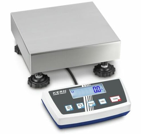 Kern DS Platform Scales DS 3K0.01S, 3kg capacity, reading 0.01g. Pan size 228 x 228mm A