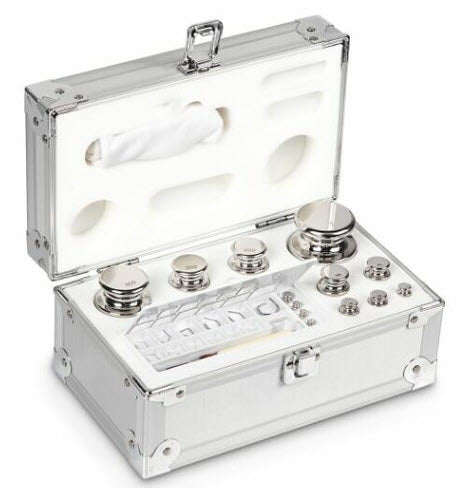 KERN® Set of weights 303-066, OIML Class E1, Nominal value 1mg-1Kg, Wire, Stainless Steel polished Article no.: 303-066