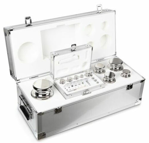 KERN® Set of weights 325-096 OIML Class F1, Nominal value 1 mg; 10 kg, Eco Shape, Stainless Steel polished Article no.: 325-096