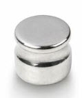 KERN® Test weight 316-01,  OIML Class E2, Nominal value 1g, Platelet, Stainless Steel polished