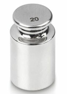 KERN® Test weight 307-05,  OIML Class E1, Nominal value 20g, Wire, Stainless Steel polished
