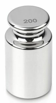 KERN® Test weight 307-08,  OIML Class E1, Nominal value 200g, Wire, Stainless Steel polished