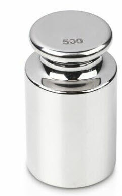 KERN® Test weight 307-09  OIML Class E1, Nominal value 500g, Wire, Stainless Steel polished