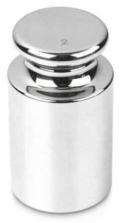 KERN® Test weight 307-12  OIML Class E1, Nominal value 2Kg, Wire, Stainless Steel polished
