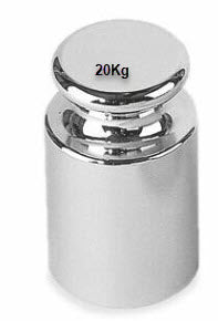 KERN® Test weight 307-15  OIML Class E1, Nominal value 20Kg, Wire, Stainless Steel polished