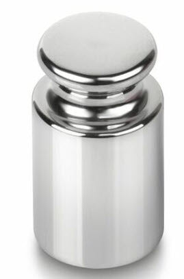KERN® Test weight 326-01, OIML Class F1, Nominal value 1g, Platelet, Stainless Steel polished