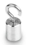 Kern 347-026 2g Individual weight, OIML Class M1, 2g, Hook weight, stainless steel fine turned