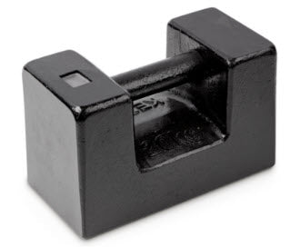 KERN® Test weight 346-88, OIML Class M1, Nominal value 20 kg, Block, Cast iron lacquered
