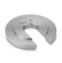 KERN® Test weight 347-077, Individual weight, OIML Class M1, 100g, Slot weight (Type A), stainless steel fine turned