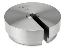 KERN® Test weight 347-147, Individual weight, OIML Class M1, 10Kg, Slot weight (Type A), stainless steel fine turned