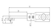 Chotest 3010081 Integrated probes with cone pin ZMY-6#1 R25?m H5mm L28mm