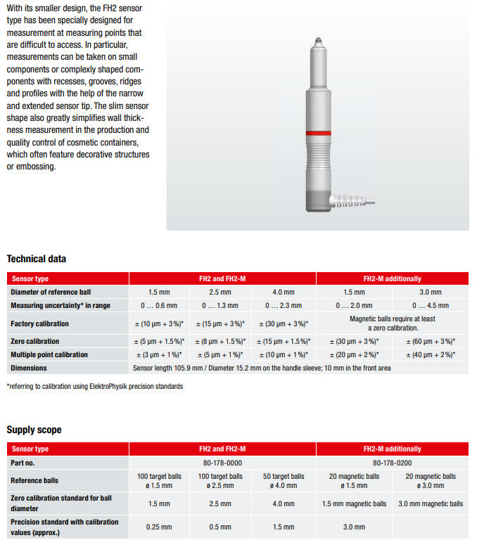 Elektro Physic 80-174-0600, range 0… 6 mm no FH4