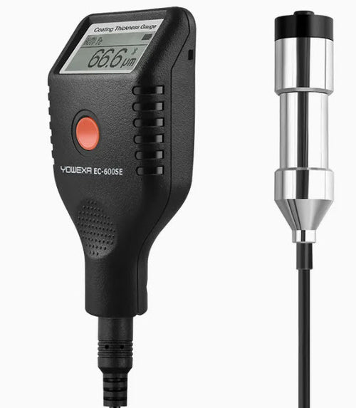 EC-600-S-P Coating thickness Gauge 0-2000µ Accuracy 3% Res .01µ,  F & N External Probe