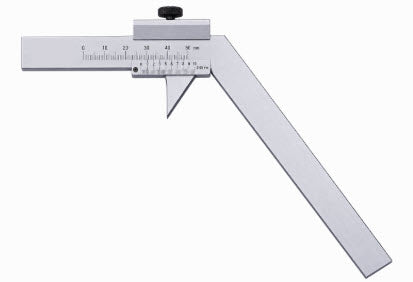 LTF Vernier Gauge for checking twist drills: measuring cutting length and 118° point angle.