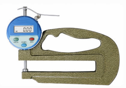 INSPEC 316-151 DIGITAL THICKNESS GAUGE 0-10MM X.01MM X 100mm Throat depth