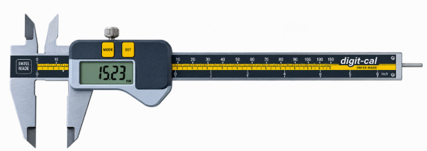 TESA DIGIT-CAL «capa µ system» 150mm/6" resolution .01mm/.0005" Number 00530080