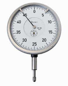 Kaefer Dial Gauge GZ100T graduation .0005” x 0.5" Reading 0–50 face diameter 3 15/16 inch stem 3/8"