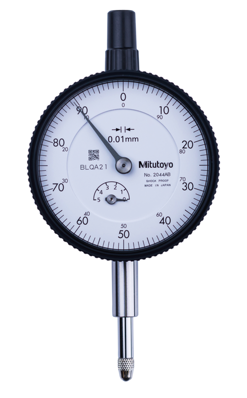 Standard DTI, Flat Back, ISO Type, 5mm, 0,01mm 2044AB