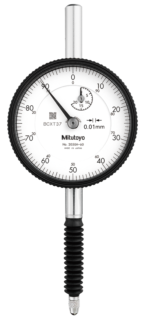 Dial Gauge, Lug Back, ISO Type 20mm, 0,01mm 2050A-60 Waterproof