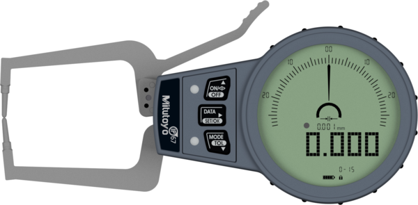 Mitutoyo External Digital groove Caliper Gauge C015 range 0-15mm