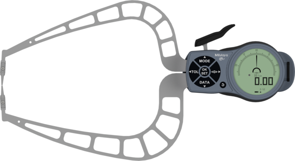 Mitutoyo External Digital Caliper Gauge 209-957 0-50mm ( Kroeplin Equivalent K450S)