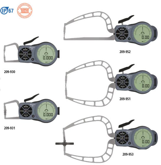 Mitutoyo External Digital Caliper Gauge 209-957 0-50mm ( Kroeplin Equivalent K450S)