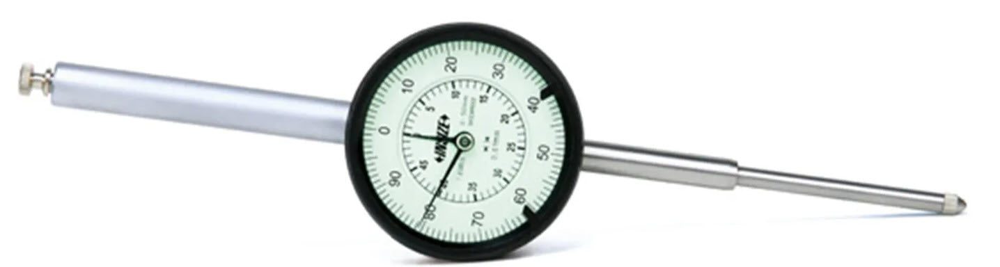 Insize Standard Indicator, Lug Back, ISO Type, 50mm, 0,01mm 2309-50