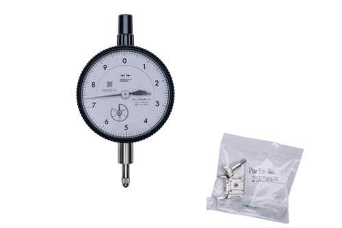 Dial Gauge, Flat Back, ANSI/AGD Type Jewelled Bearing, 0,25", 0,0001" 2356AB-10