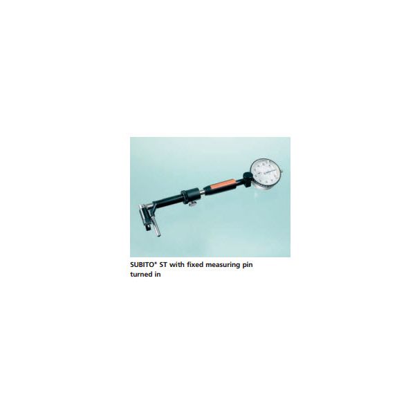 Schwenk 17500000 Precision Collapsible Bore Gauge FOR MEASURING PILLOW BLOCK HOUSINGS, INTERNAL GROOVES AND RECESSES with 180° rotable fixed measuring pin; in wooden box, without dial gauge application range 180-360mm, Standard Measuring Depth
