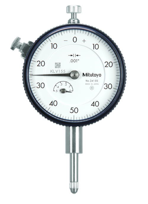 Dial Gauge, Flat Back, ANSI/AGD Type 0,5", 0,001" 2415AB