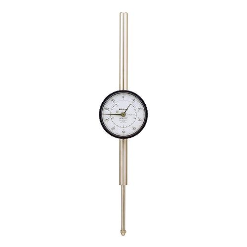 Mitutoyo 2424S-10 Dial Indicator, 3/8" Stem Dia., Lug Back, 0-100 Reading, 2.25" Dial Dia., 0-2" Range, 0.001" Graduation, +/-0.003" Accuracy