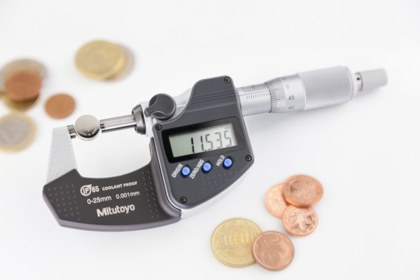 Mitutoyo Micrometer 1"/ 25.4mm IP65 Ratchet Stop-No SPC 293-340-30