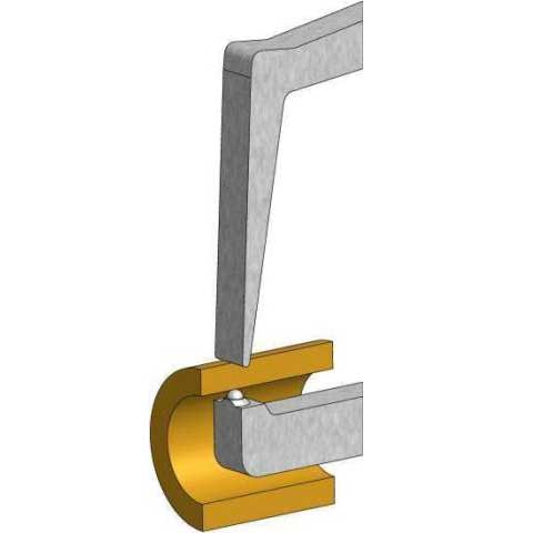 Kroeplin Analogue Tube Wall Caliper Gauge 0-20mm, 0.01mm D2R20S ( Mitutoyo Equivalent 209-406)