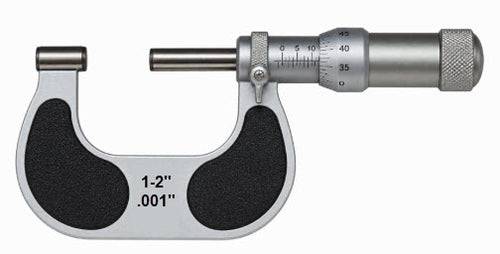 Borletti Metric Analogue Outside Micrometer 2WP TV 1-2" x .001"