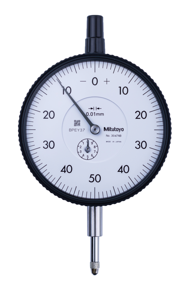 Dial Gauge, Lug Back, ISO Type 10mm, 0,01mm 3047S, 0-50-0
