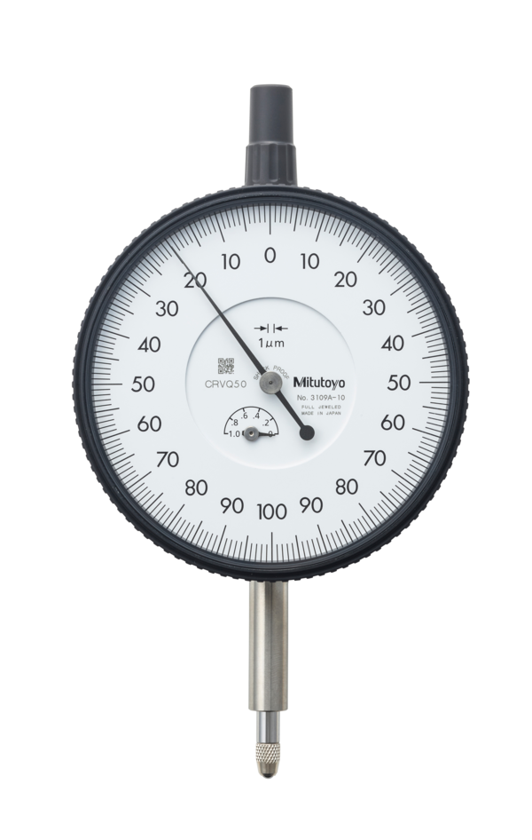 Dial Gauge, Lug Back, ISO Type Jewelled Bearing, Shockproof, 1mm, 0,001mm 3109A-10